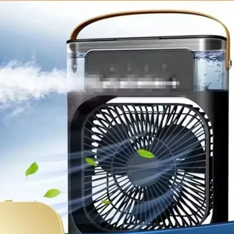 Mini Air Gond Fan - Five-Hole Spray Humidifier for Desktop