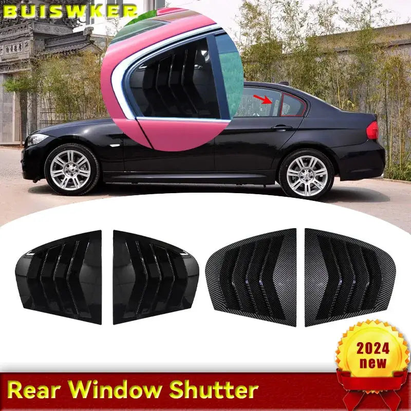 For Bmw E90 2005-2012 3 Series 320i 325i 330i 335i Car Rear Window Louvers Rear Triangle Window Shade Spoiler Bodykits by InterCyprus Trading Ltd