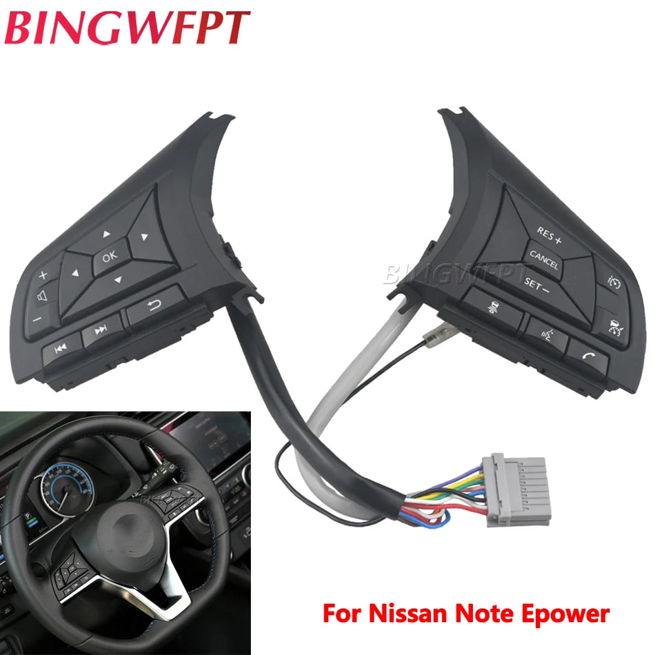 Buton de comutare a volanului ABS pentru Nissan Note Epower NP300 2017-2020