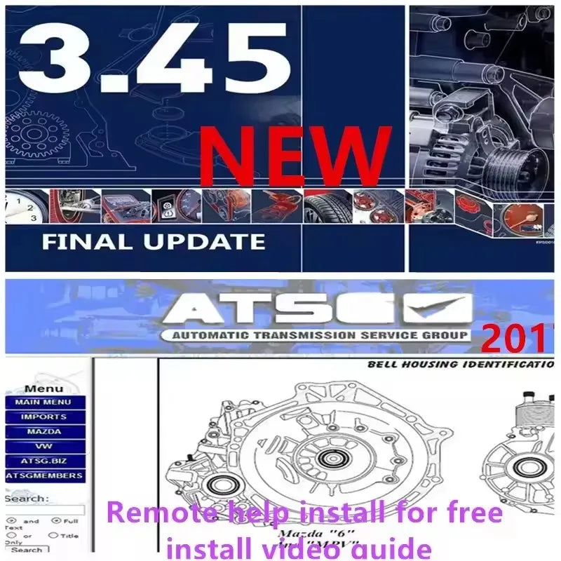 AutoData 3.45 И ATSG 2017 Auto Repair Software With Install Guide