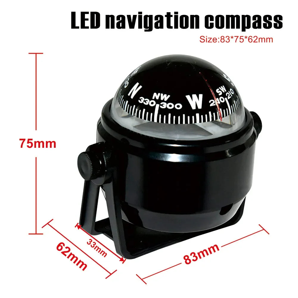 Mairne Boat Compass &ndash; Clear Analog Display For Outdoors