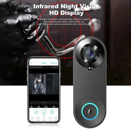 1080P HD Wireless Doorbell WiFi Video &ndash; Motion Alerts