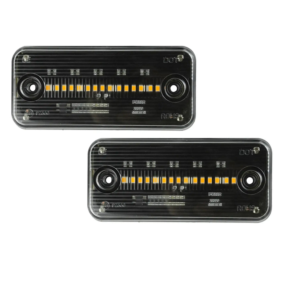 LED Side Marker Lights With Clear Lens For Fiat Ducato Peugeot Boxer by InterCyprus Trading Ltd