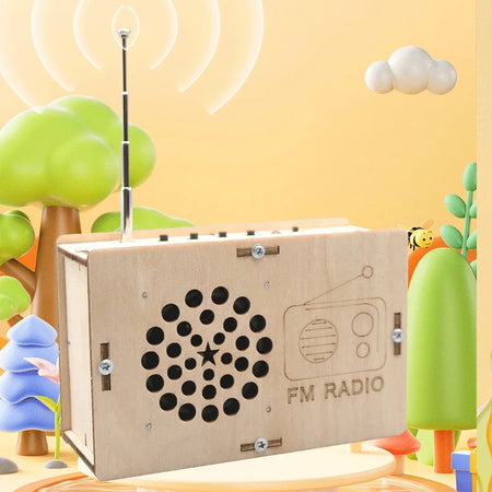 DIY FM Radio Model Kit - Educational Science Toy for Students Default Title