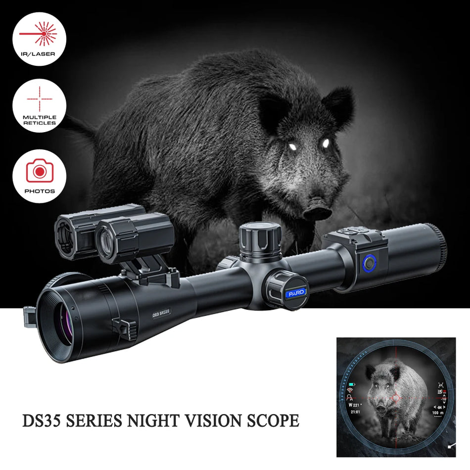 PARD DS35-LRF – 2K zaslon nočnega vida s 350m IR