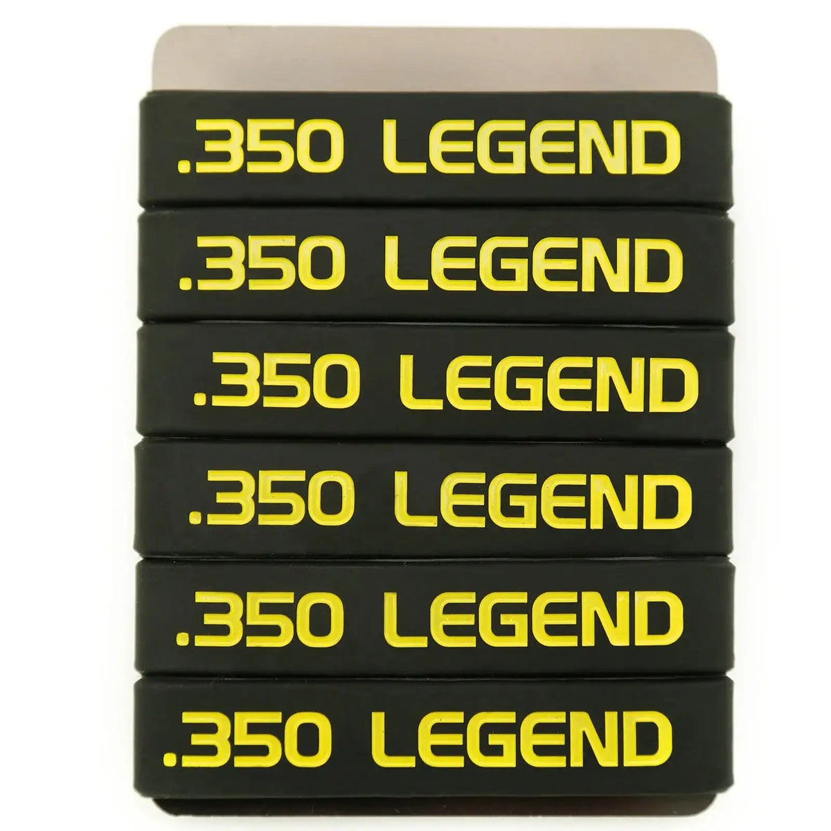 6 Pack Magazine Marking Bands &ndash; Multicolor For 7.62x39 350 LEGEND Yellow