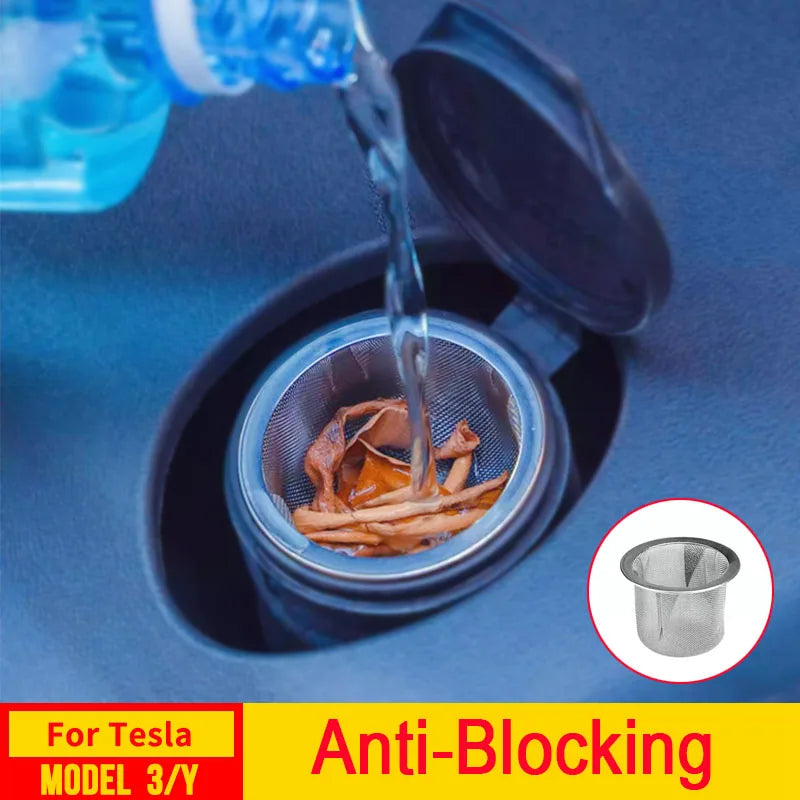 Scheibenwischer-Wasserfilter Edelstahl-Mesh für Tesla Model 3 Y S X