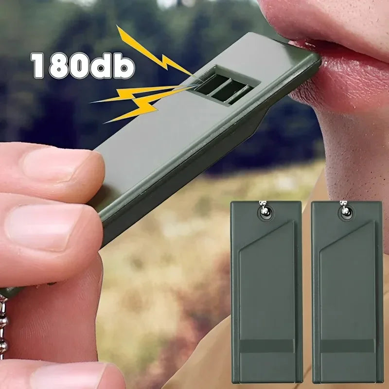 3-Frequency High Decibel Survival Whistle for Camping and Hiking