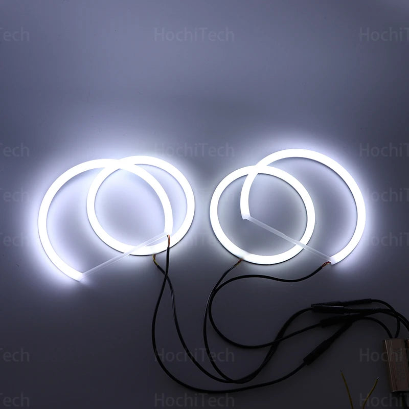 Σετ LED Άγγελοι Ματιών 6000K Λευκοί για BMW X5 E70 2007 2008 2009 2010 2011 2012 2013