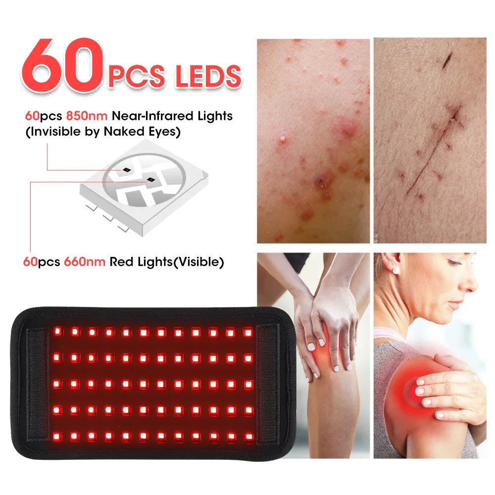LED Red Light Therapy Belt 660nm 850nm &ndash; Pain Relief