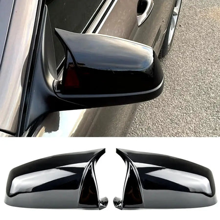 Rearview Mirror Covers Carbon Fiber For BMW 5 6 7 Series E60 F10 F01 by InterCyprus Trading Ltd