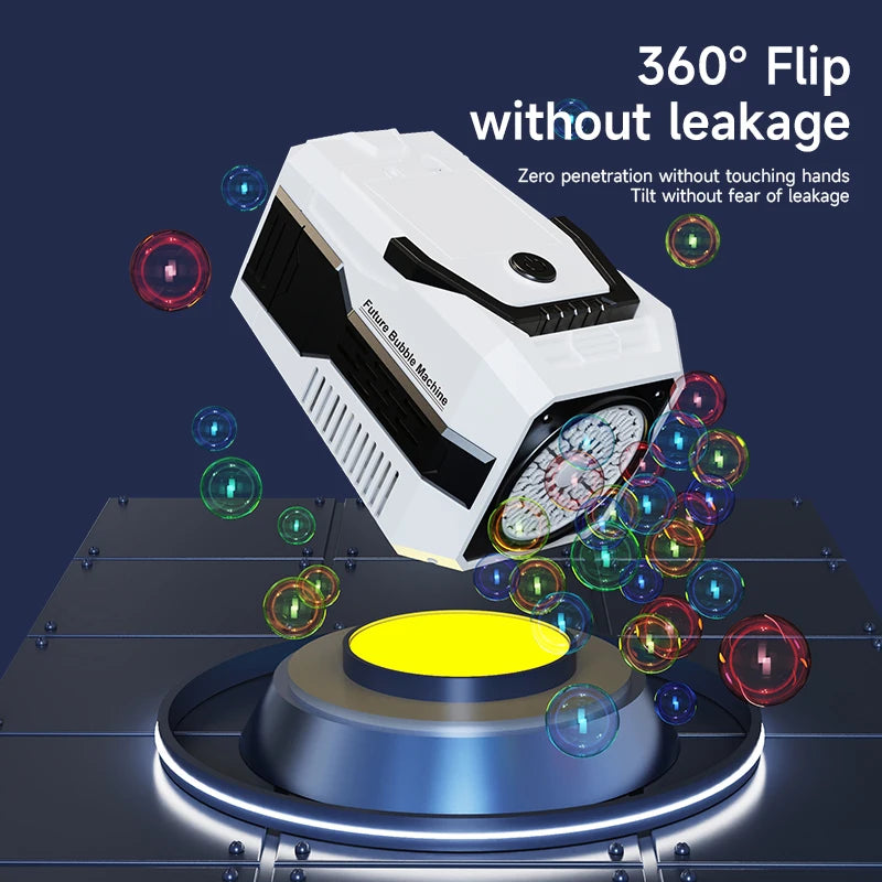 Spaceman Bubble Gun &ndash; Fully Automatic 12 Holes for Endless Fun