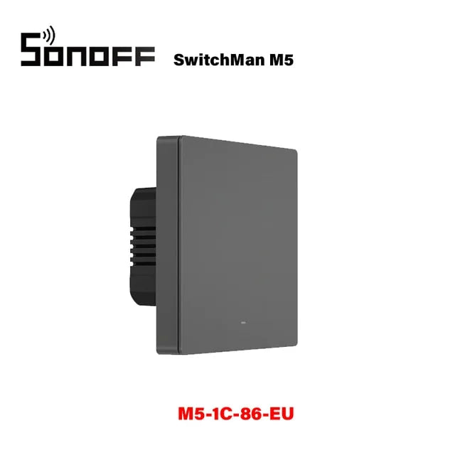 SONOFF M5 WiFi Smart Switch for Smart Homes, 1/2/3 Gang Control M5-1C-86 Type / Russian Federation / SONOFF M5