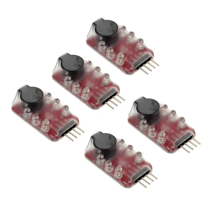1/2/5pcs 7.4V-11.1V 2S-3S Cell Lipo Battery Low Voltage Alarm Buzzer Speaker LED Indicator Dropship by InterCyprus Trading Ltd
