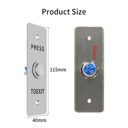S403D-2 &ndash; IP65 Waterproof Exit Button Stainless Steel