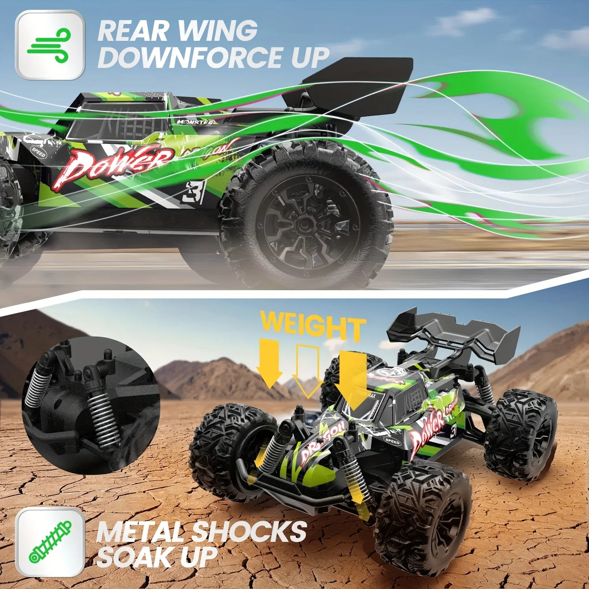 1:20 Off Road RC Car &ndash; High Speed Climbing Drift Pro
