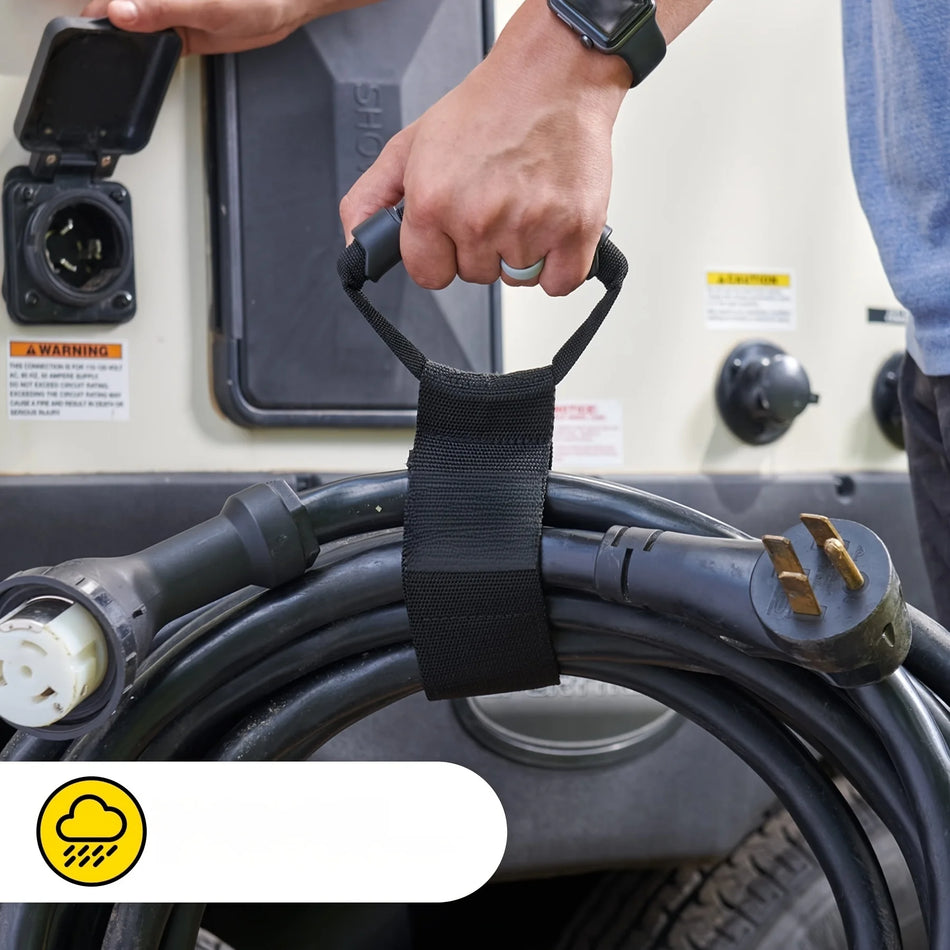 Extension Cord Organizer Strap &ndash; Heavy Duty Handle Grip 50mm x710mm