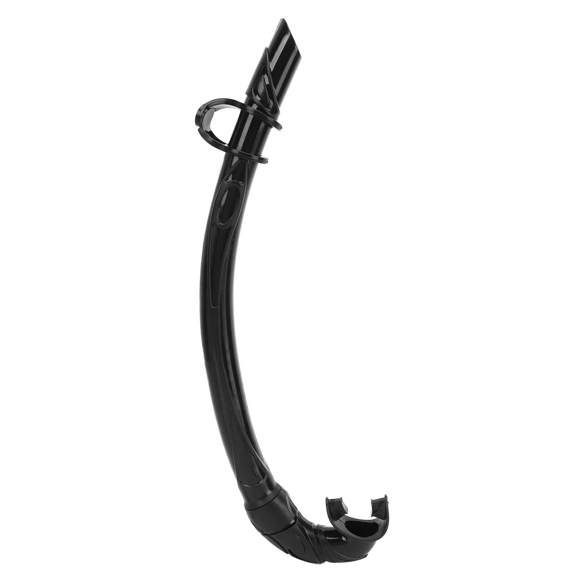 Diving Snorkel PVC &ndash; Soft Mouthpiece For Easy Breathing black