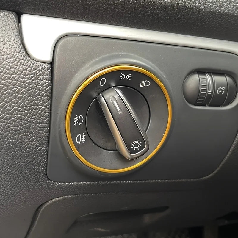 Ajovalokytkimen kehyskoriste Volkswagen Jetta MK5 MK6 sisätilojen parannus