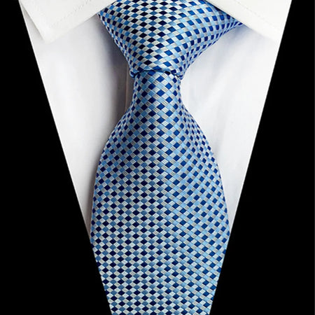 Luxury Striped Floral Tie for Men - 68 Colours Available LUD-63 / CHINA