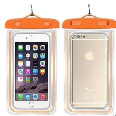 Waterproof Phone Case &ndash; Universal Underwater Protector Orange