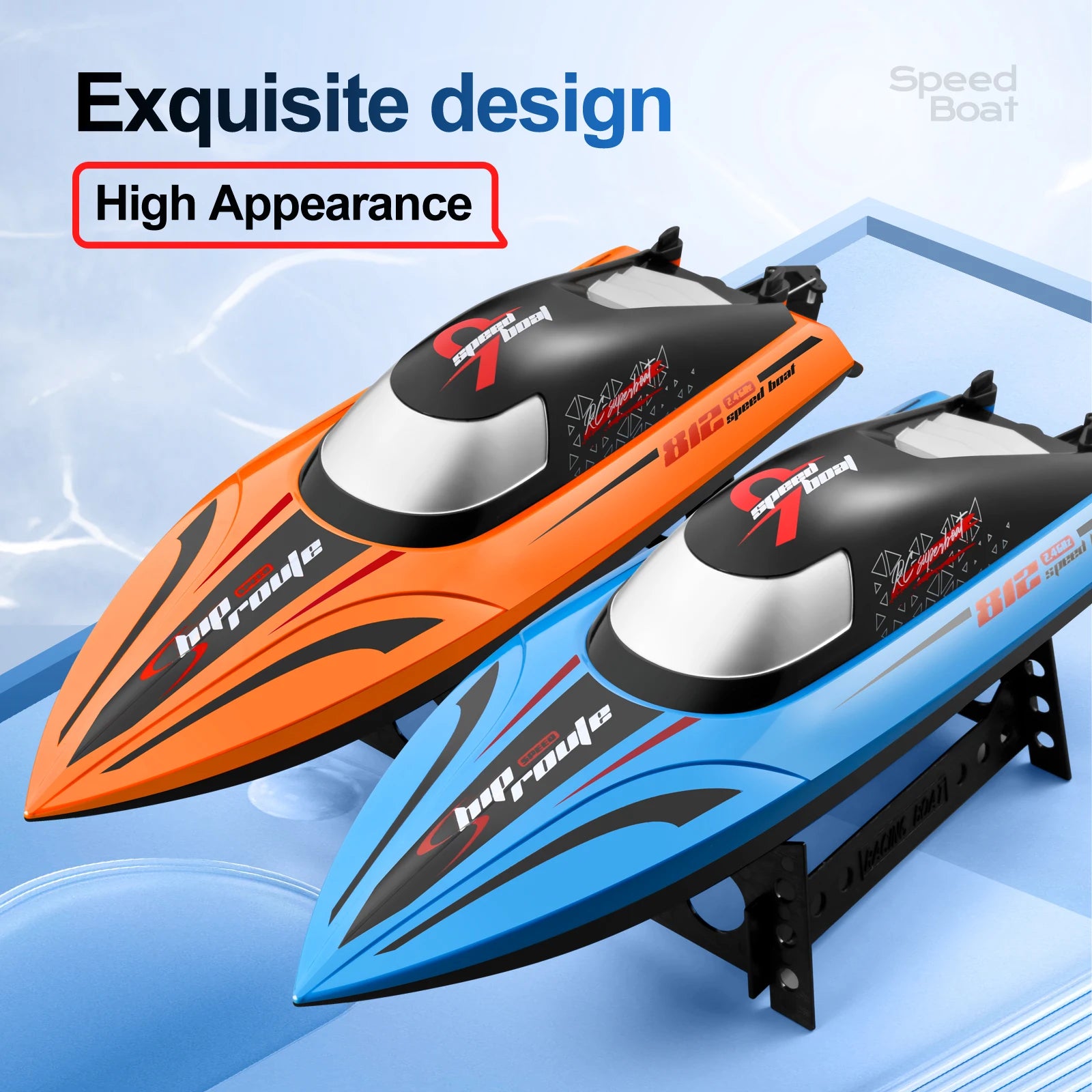 RC Boat 48Cm 40KmH High Speed &ndash; Waterproof Racing Ship