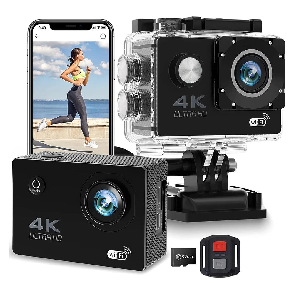 UYJY 2.0 Inch Action Camera &ndash; Ultra HD 4K Video Recording