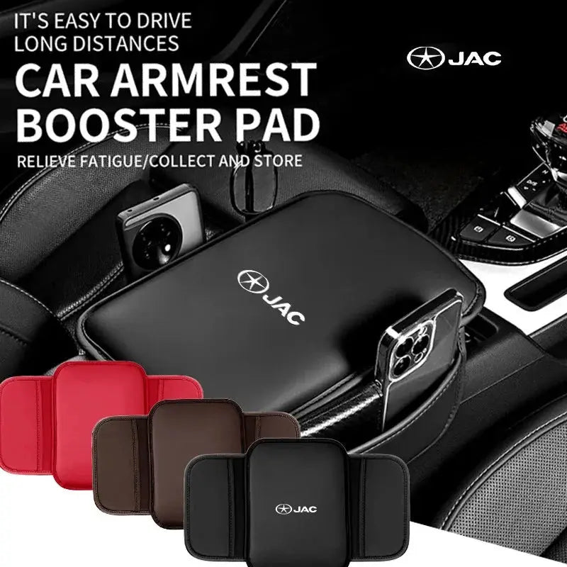 Center Console Arm Rest Protector Leather Car Armrest Box Pad Storage Pocket for JAC Motors T6 T8 T9 JS4 JS6 E30X accessories by InterCyprus Trading Ltd