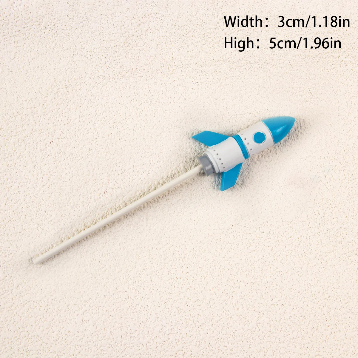 Astronaut Space Cake Toppers - Outer Space Figurines for Party Decorations style G