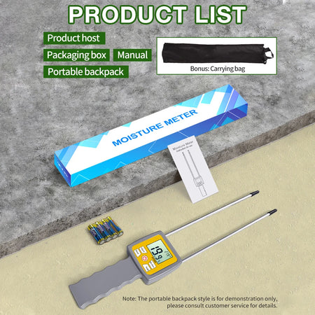 3-Digital LCD Digital Display Hay Moisture Meter &ndash; Backlit