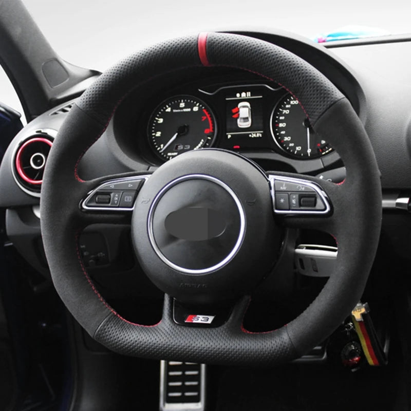 Housse de volant sur mesure pour Audi TT A3 R8 (8J 8P)