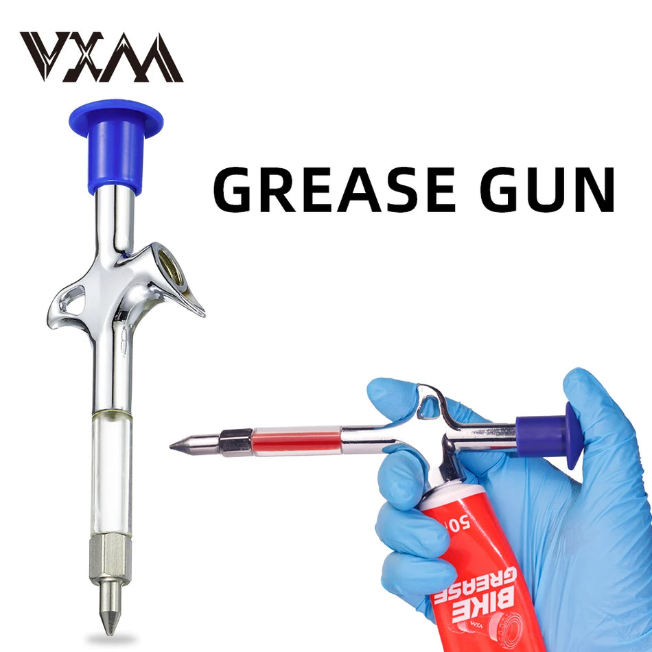 VXM 1-5PCS Mountain Bike Tätningsmedel Spruta och Smörjmedelspistol för Däckvätskeinsprutning, MTB Reparationsverktyg