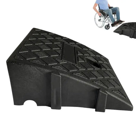 Curb Ramps 25x27x7cm &ndash; Heavy Duty PVC Anti Slip Surface