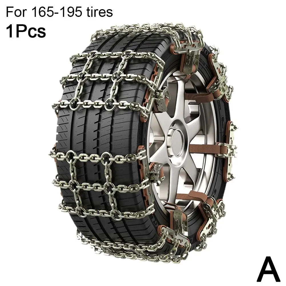 Car Tire Snow Chains 165-195mm &ndash; Anti-Skid Traction S / CN