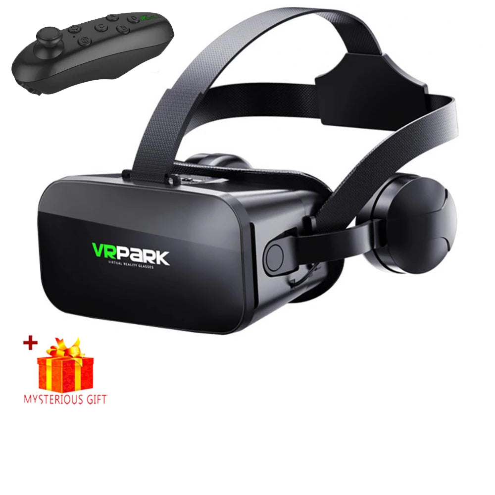 AyeBeau VRpark 3D Virtual Reality Headset for Smartphones Headphone Remote A / CHINA