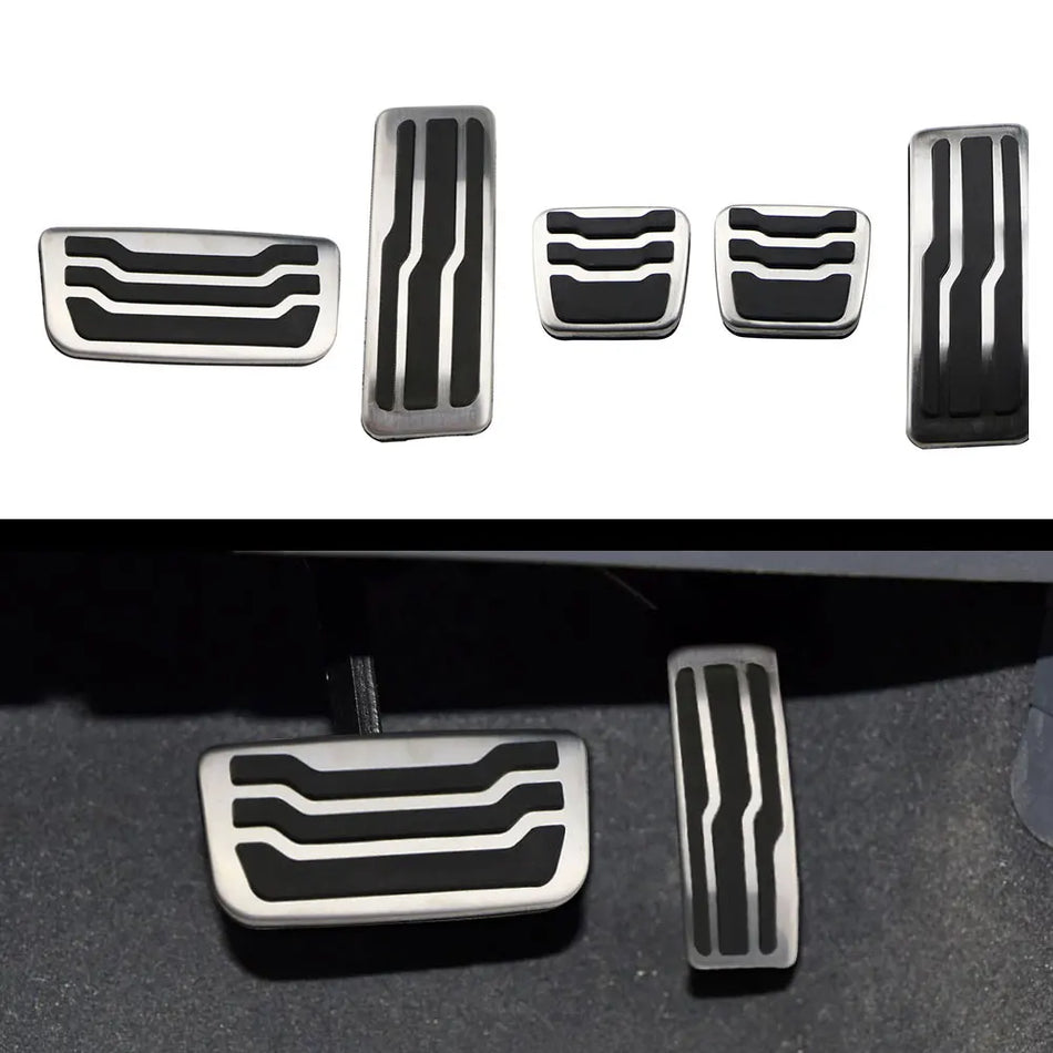 Pedals for Ford Ranger Everest 2015-2020, Stainless Steel with Rubber Anti-Skid Pads for Secure Grip and Durability