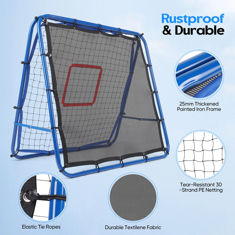 Διπλής Όψης Ποδόσφαιρο Γκολ With Rebounder 100x100cm Για Παιδιά