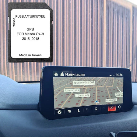 Mazda CX-9 2015-2021 16GB Map Card &ndash; Greece Sweden Maps CHINA / for Mazda CX-9