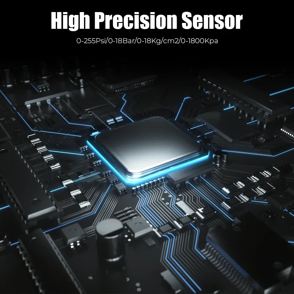 Tire Pressure Gauge Digital Display 0-18Kg/cm2 &ndash; Precise