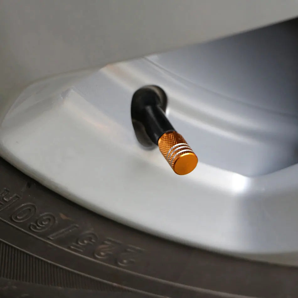 Bouchons de valve de pneu en aluminium avec joint torique, couvercles de tige étanches