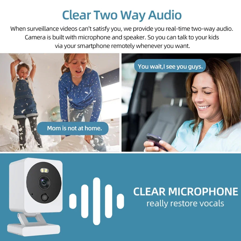 5MP HD WiFi Indoor Camera with Night Vision &amp; Human Detection | TUYA App
