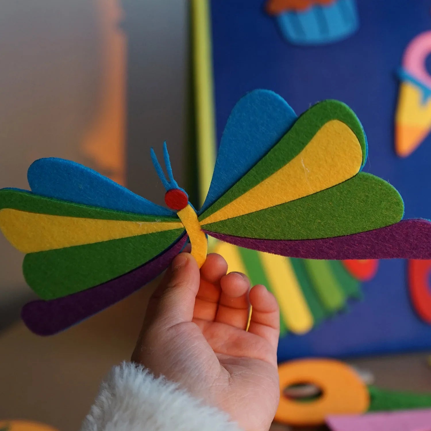 Montessori Life Cycle Caterpillar Felt Set &ndash; Story Cards