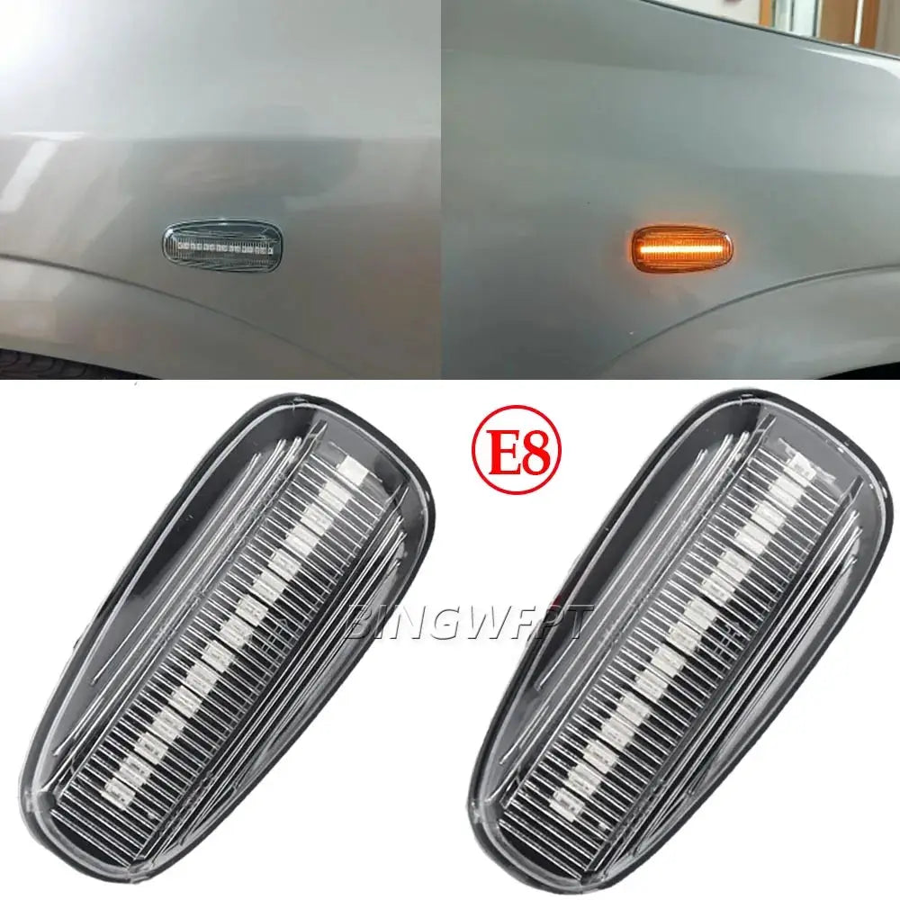 Super Bright Dynamic Blinker Turn Signal Light Side Marker Lamp For Opel Zafira A 1999-2005 Astra G 1998-2009 by InterCyprus Trading Ltd