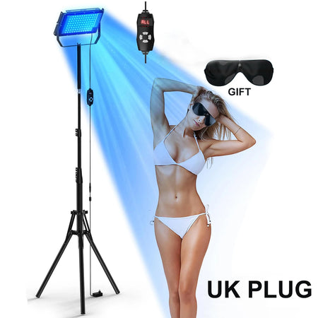 50W Ultraviolet Tanning Lamp Tripod Solarium &ndash; Blue Light UK Plug