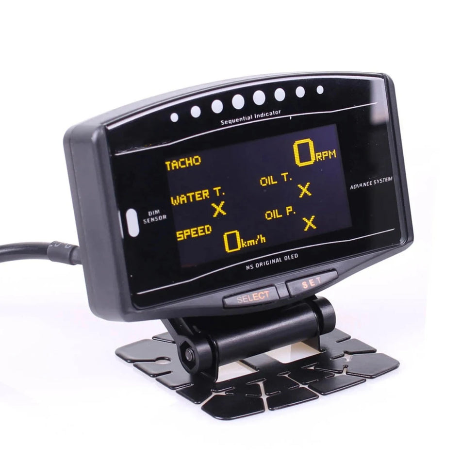 10-in-1 Auto Gauge Kit with Digital Sensors, Link Meter, Metal and Plastic
