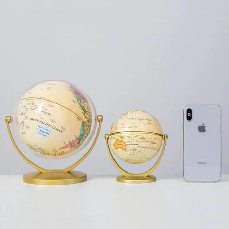 2Kinds Retro Globe Earth Map Ball &ndash; 360 Degree Rotation