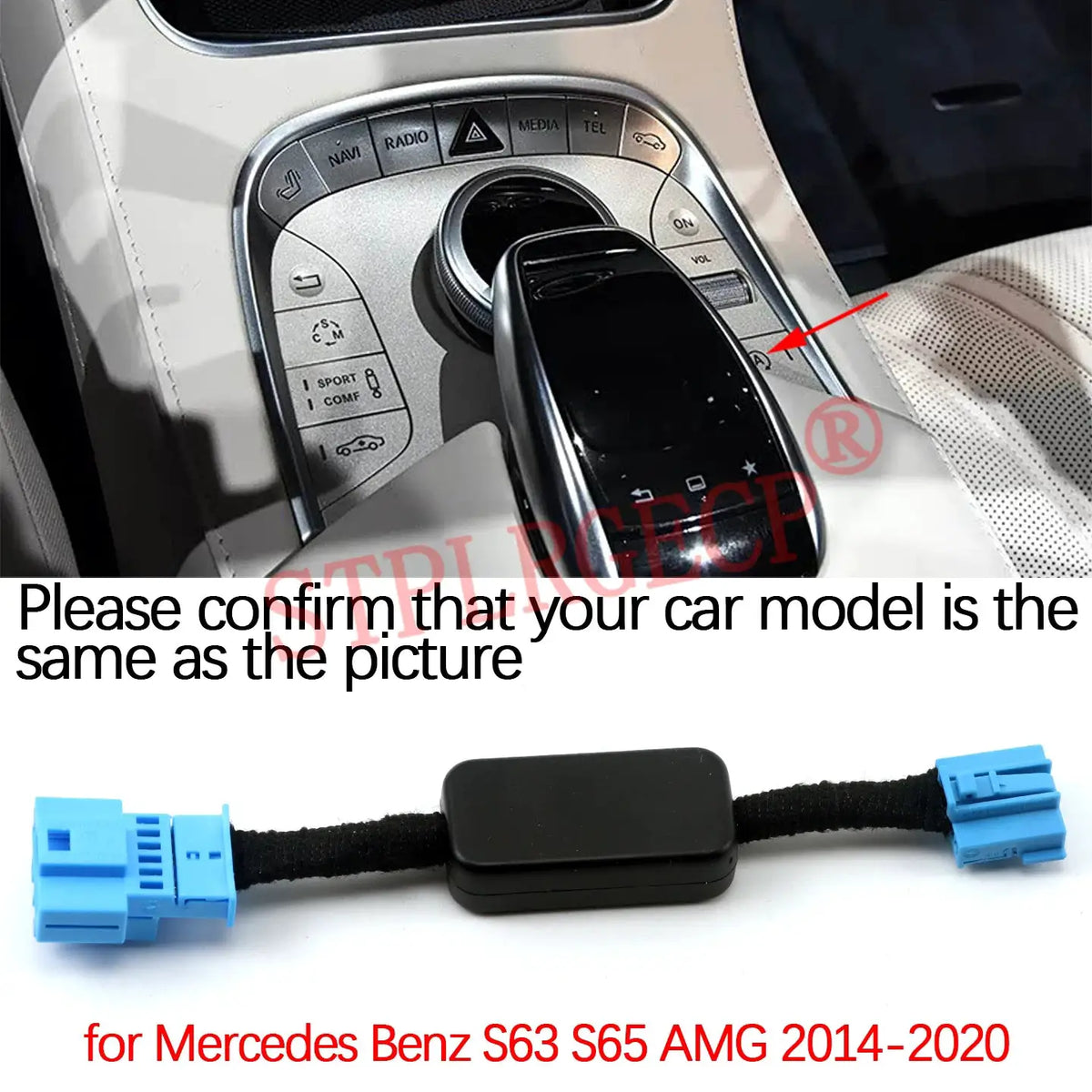 Automatic Stop Start Engine System Off Cable Plug and Play Eliminator for Mercedes Benz X253 W213 W447 W205 W222 AMG 43 63 by InterCyprus Trading Ltd