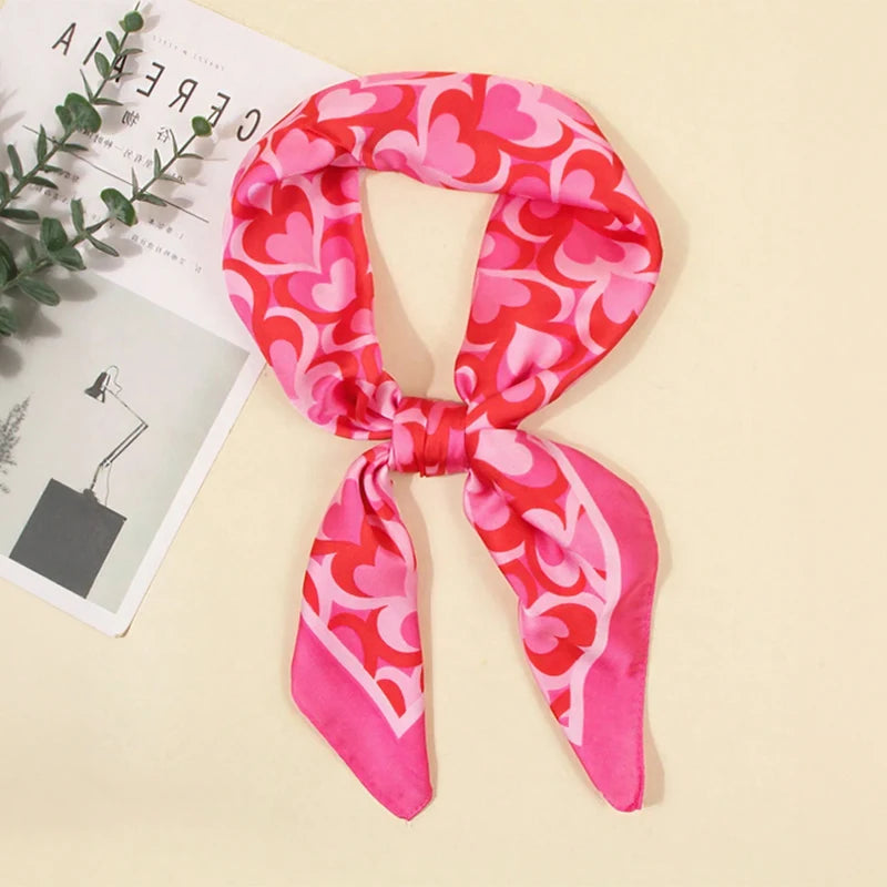 2024 Luxury Square Silk Scarf &ndash; Versatile Fashion Accessory JNC1015-01