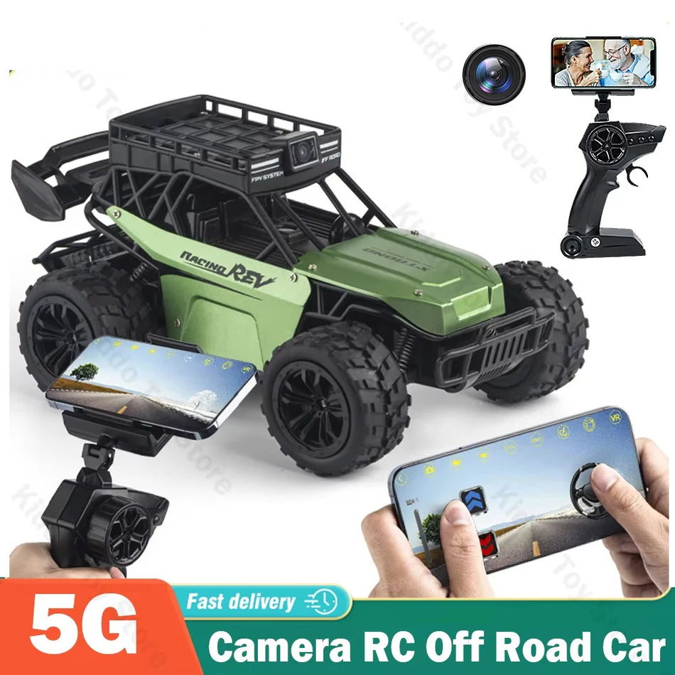 Mașină RC CONUSEA cu cameră HD 1080P WiFi 5G, SUV cu telecomandă pentru cascadorii