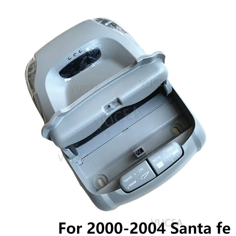 Notranja kupolasta luč z digitalnim uram in stikali za okna za Hyundai Santa Fe 2000